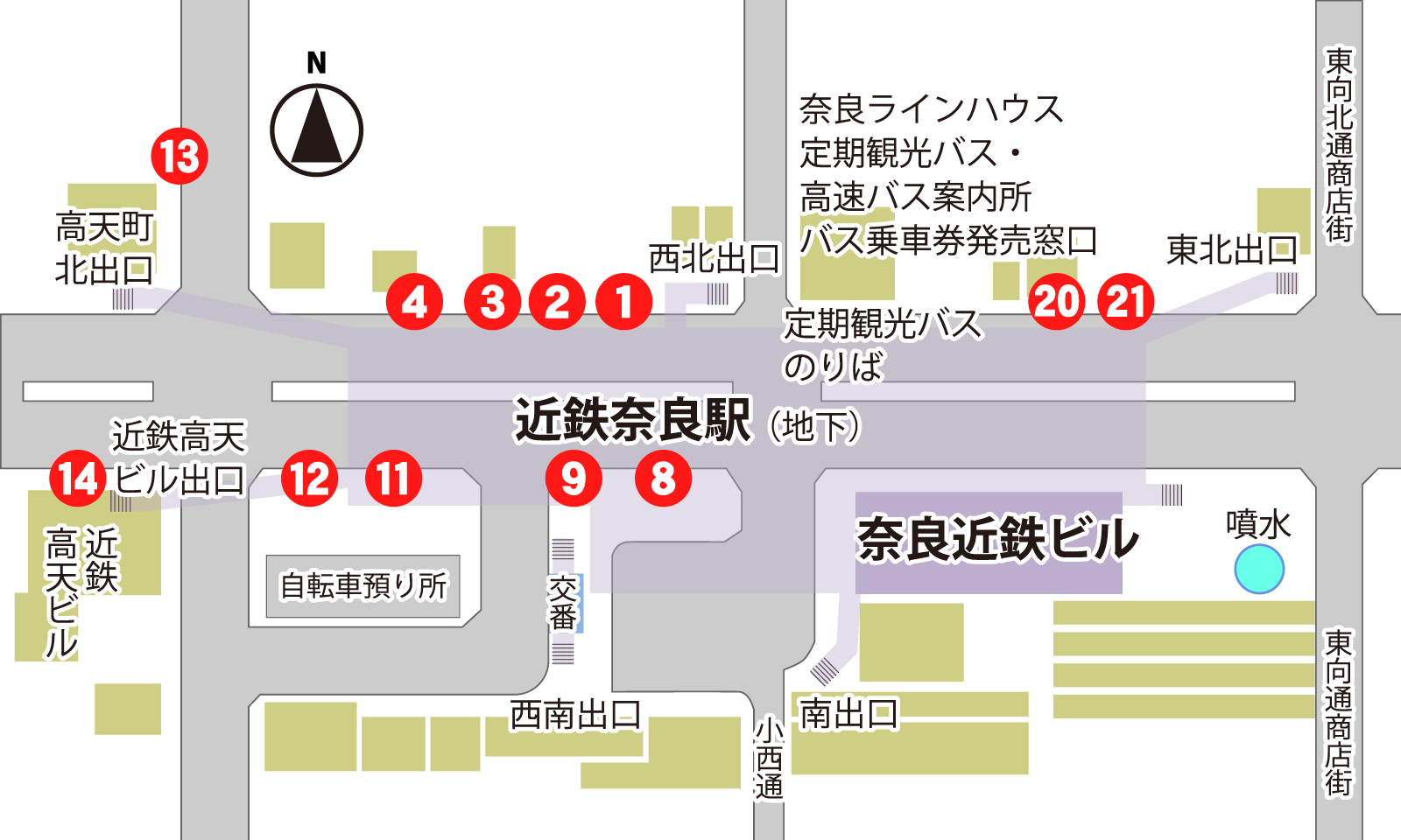 主要なのりば | 奈良交通公式ホームページ