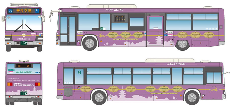 ラッピングバス イメージ